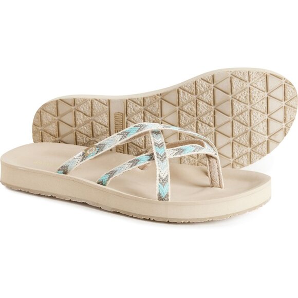 Minnetonka Shoes - NEW Minnetonka Hanna Crisscross Flip-Flops For Women   Mint 168s